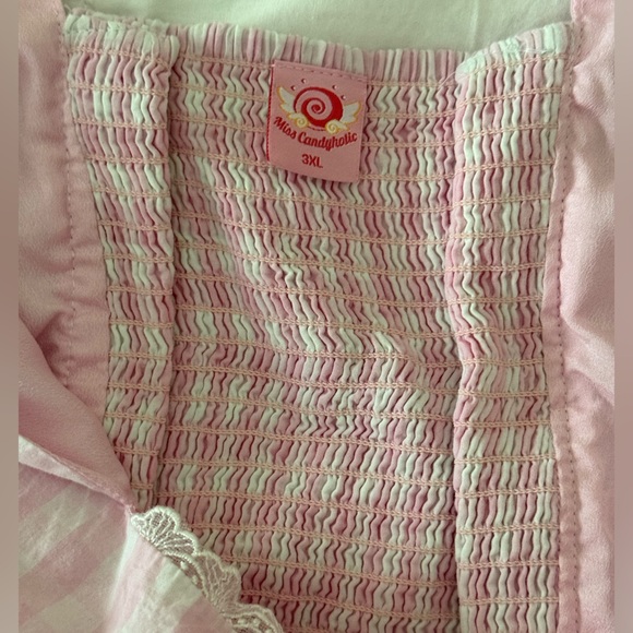 GUC Miss Candyholic Pink Checkered Dress | 3XL - Picture 4 of 11